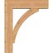 Ekena Millwork Thorton Block Smooth Bracket w/ Offset Brace, Western Red Cedar, 7 1/2"W x 30"D x 36"H BKT0806X30X36THR05SWR - alternate 3